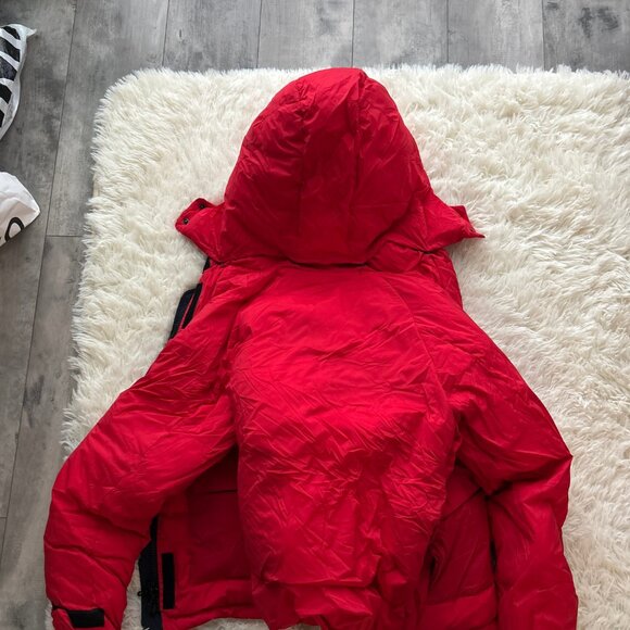 Red rag and bone puffer jacket - Picture 3 of 3